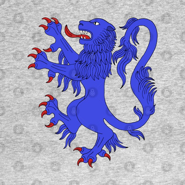 Lion Rampant Azure by AzureLionProductions